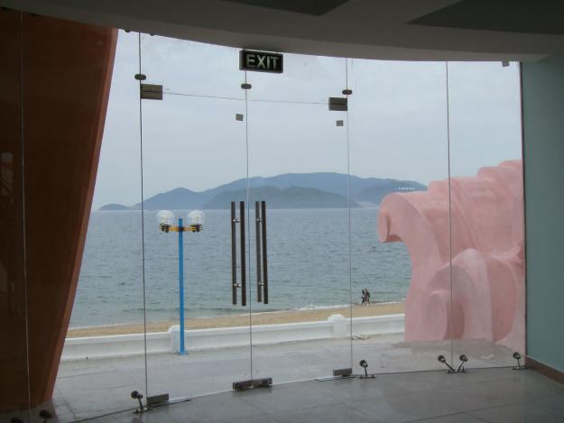 Cửa kính trước